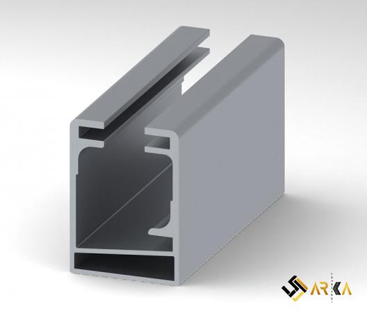 دوام فوق العاده ریل پرده پلاستیکی